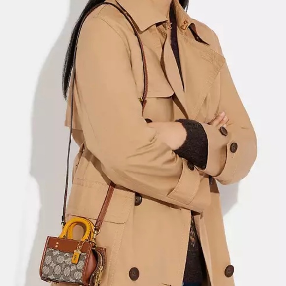 Coach Rogue Bag 12 In Signature Textile Jacquard mini - Picture 14 of 15